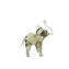 Elephant figurine in smoked glass - Original Murano Glass OMG