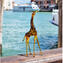Statuina di Giraffa in Vetro di Murano 