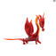 Red dragon - Original Murano Glass OMG