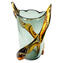 Vase Lava - Fume Amber - Height - Sommerso - Original Murano Glass OMG