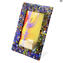 Photo Frame Gold and Murrine - Original Murano Glass OMG