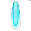 Vase Bullet - lightblue Sommerso - Original Murano Glass OMG