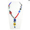 Dakar - Ethnic Necklace - Venetian Beads - Original Murano Glass OMG