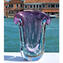 Vaso Delta Baloton - Purple - Sommerso - Vetro di Murano Originale OMG