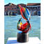 Nastro Multicolor  con argento - Scultura in Vetro di Murano OMG™