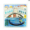 Rialto Bridge - Venice Tribute - Original Murano Glass OMG