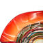 Sombrero Red - Glass Centerpiece Bowl - Original Murano Glass OMG