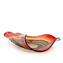 Sombrero Red - Glass Centerpiece Bowl - Original Murano Glass OMG