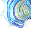 Vase Sbruffi Ocean Waves Blue - Murano Glass vase