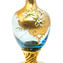 Trefuochi Pitcher - light blue and Gold - Original Murano Glass OMG