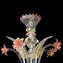 Venetian Chandelier Gemma Gold and rose - Classique - Original Murano Glass