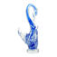 Swan Figurine - Blue Sommerso - Orginal Murano Glass OMG