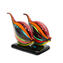  Two Tropical Fishes on base -  Original Murano Glass OMG