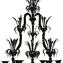 Lampadario Rezzonico Black King - Deattgli Oro 24kt Collezione Lusso