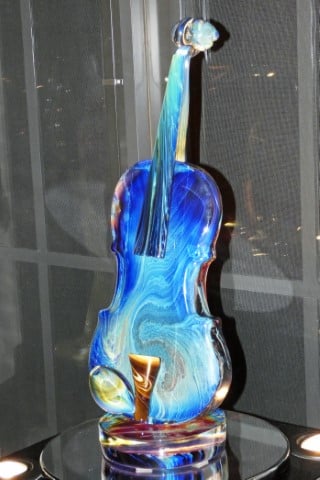 violín cristal de murano dios mío florida cliente feliz revisión