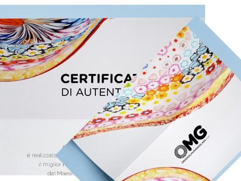 certificat OMG originalmuranoglass.com