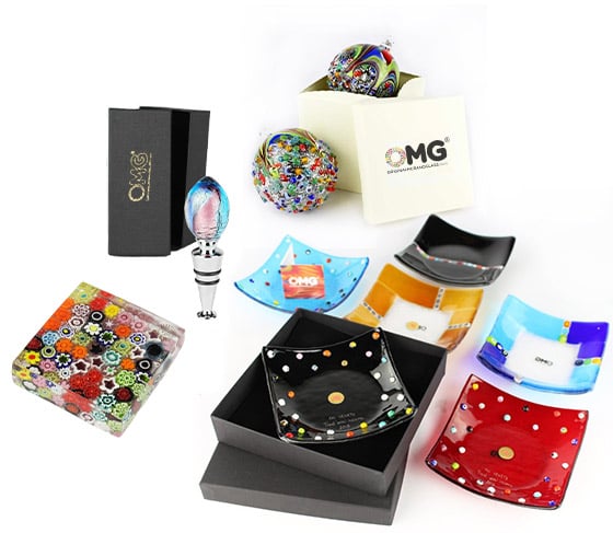 BUSINESS GIFTS  - CORPORATE GIFTS - EVENT GADGETS MADE IN ITALY  vetro