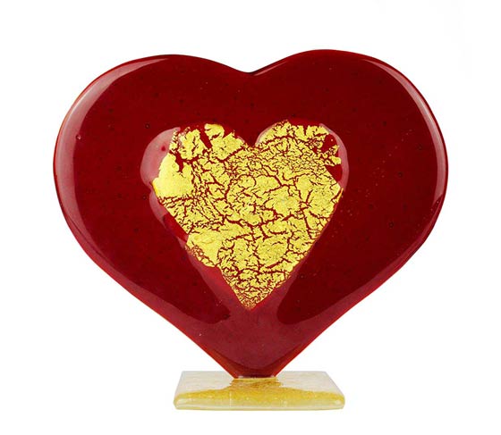 LOVERS PRESENT - VALENTINE's - ANIVERSARIO REGALO Cristal de Murano OMG