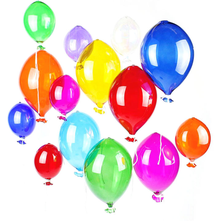 balloons in Original Murano Glass OMG