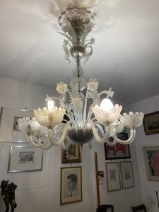 Lampadario anni 40 Murano 