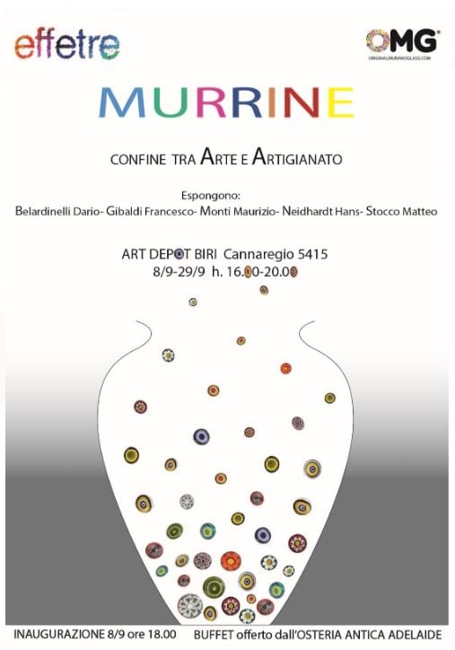 Murrine Confine tra arte e artigianato