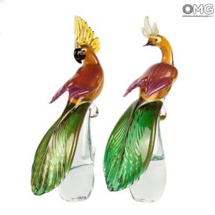 hembra_parrot_gold_leaf_original_murano_glass_98