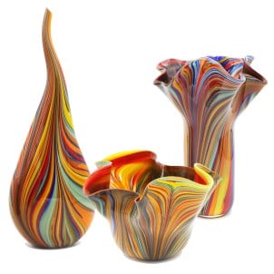 MURANO GLASS ムラーノガラス ワイングラス 5客セット