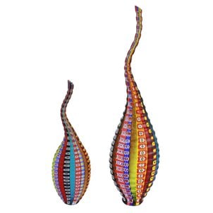 Afro Masai Glass Vases Collections