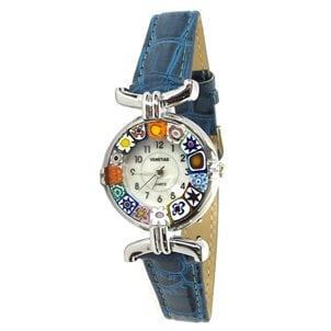 Relógios de pulso em vidro Murano