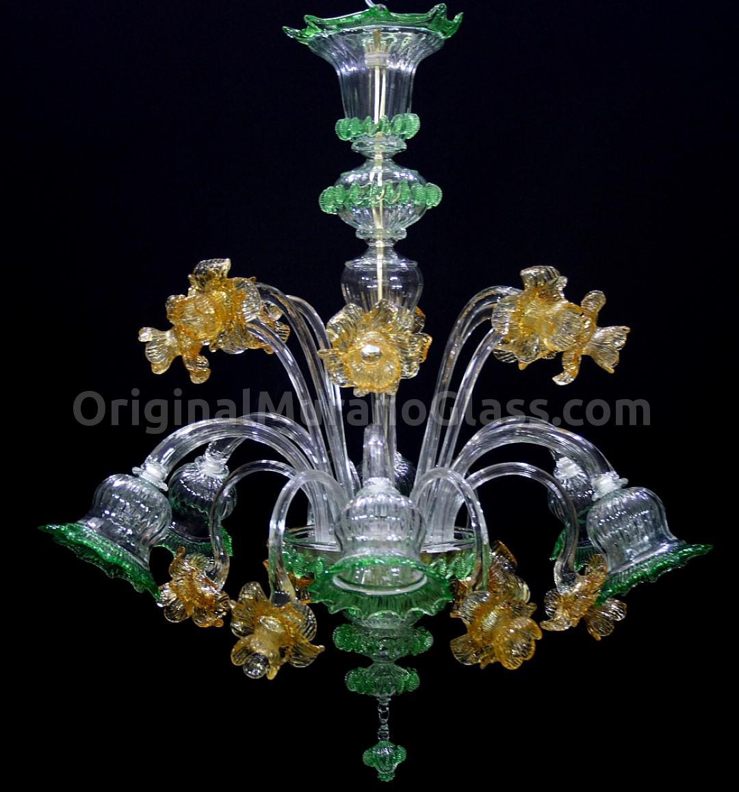 Chandelier Orchidea - Floral - Murano Glass1080 x 1157