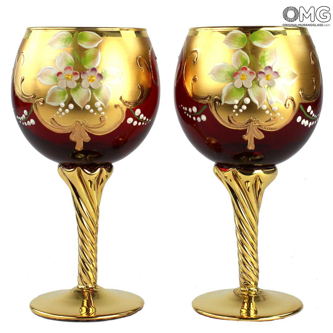 Venice Goblet Cocktail Glasses, Modern Glassware Collection