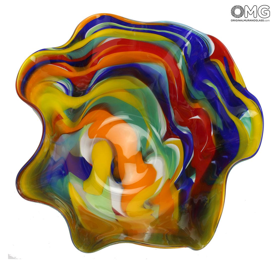 Missoni Bowl Centerpiece - Multicolor - Original Murano Glass OMG®