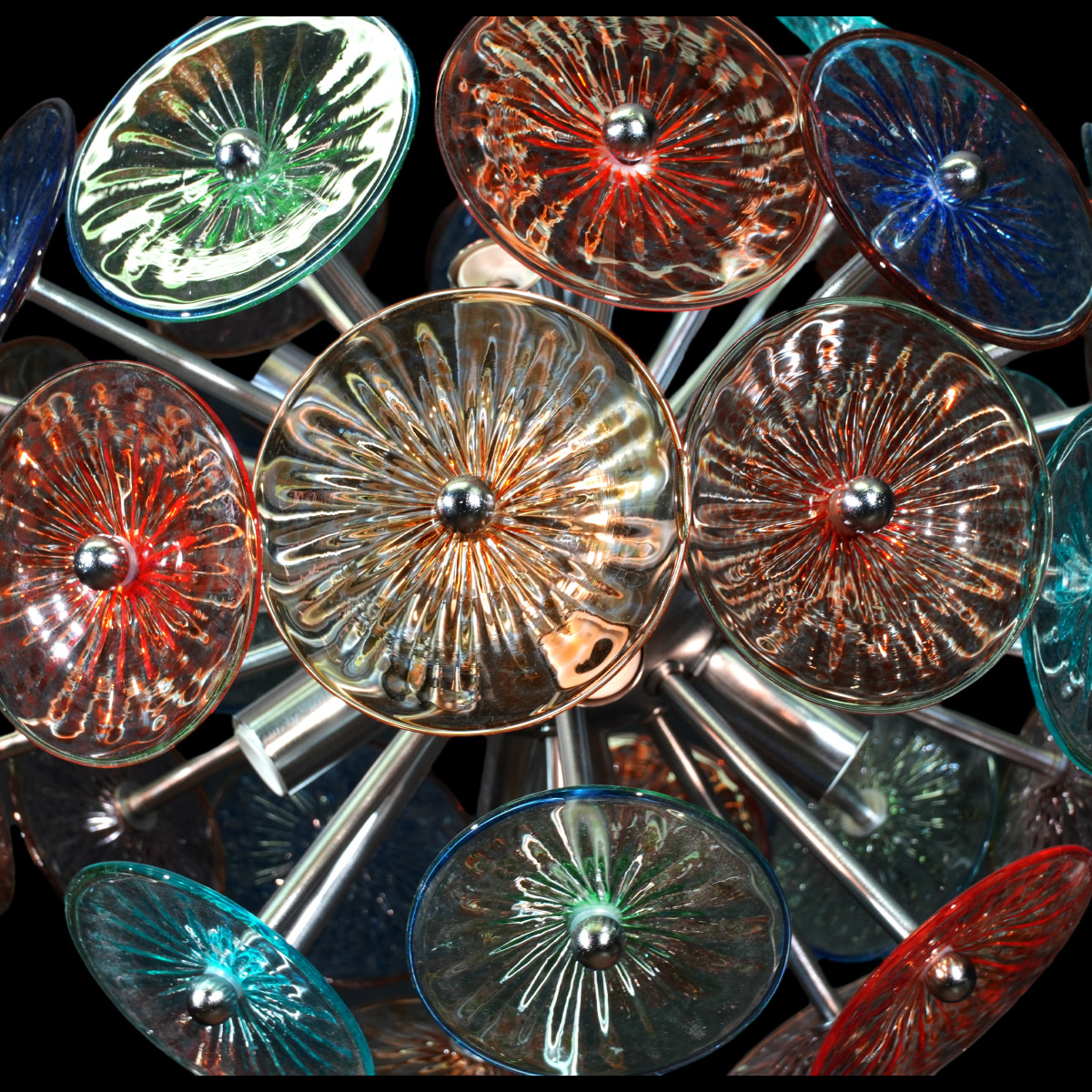 Modern Lamp Zante - 8 Lights - Original Murano Glass OMG