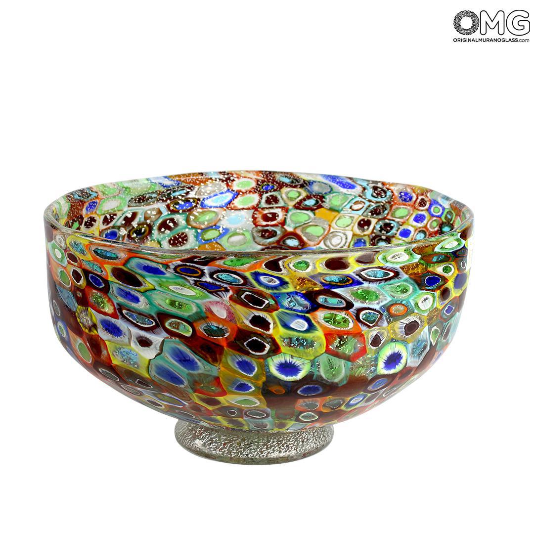 Color Impact Bowl Centerpiece Murano Glass