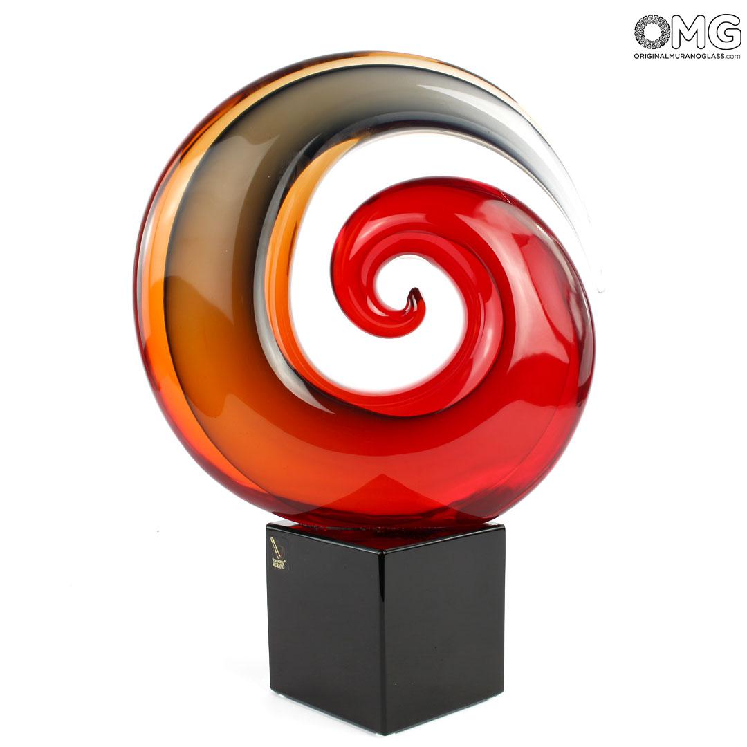 Love Vortex Abstract Original Murano Glass