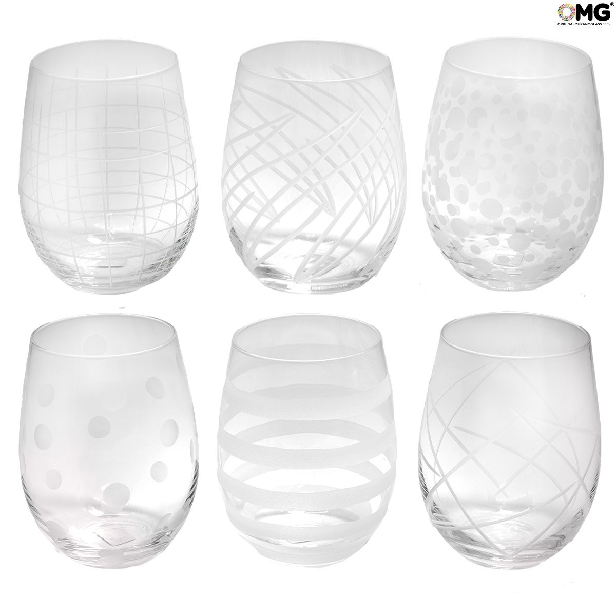 Murano Highball Glasses - Set of 4