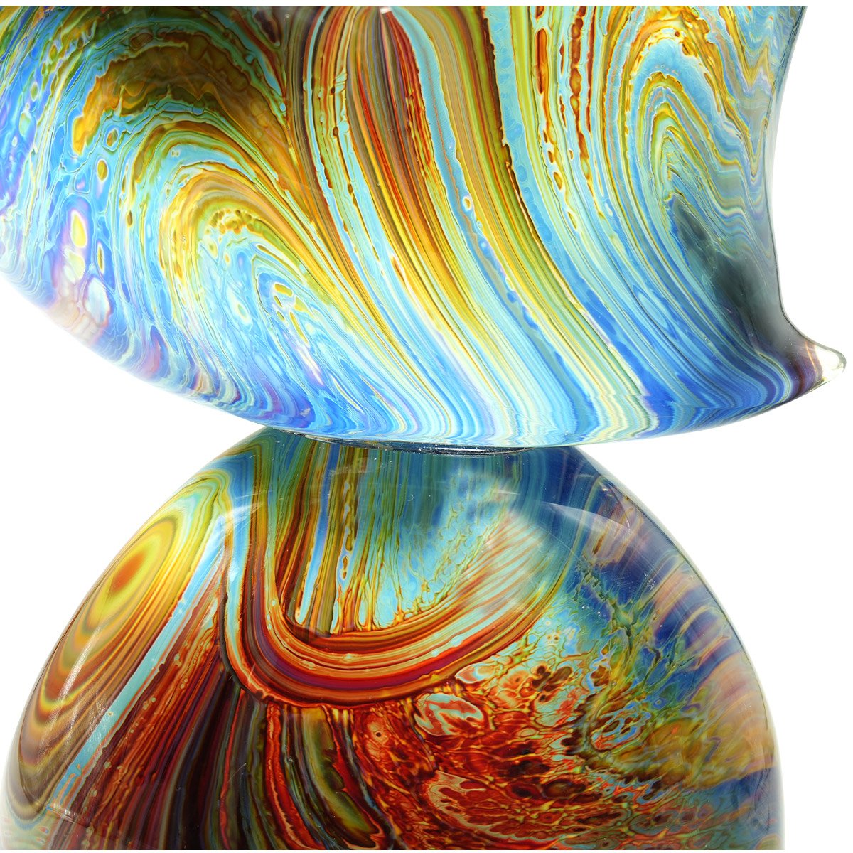 高感度ショップで2023年売れたブランド Love heart - Chalcedony glass - Original Murano Glass Omg コンピレーション、オムニバス