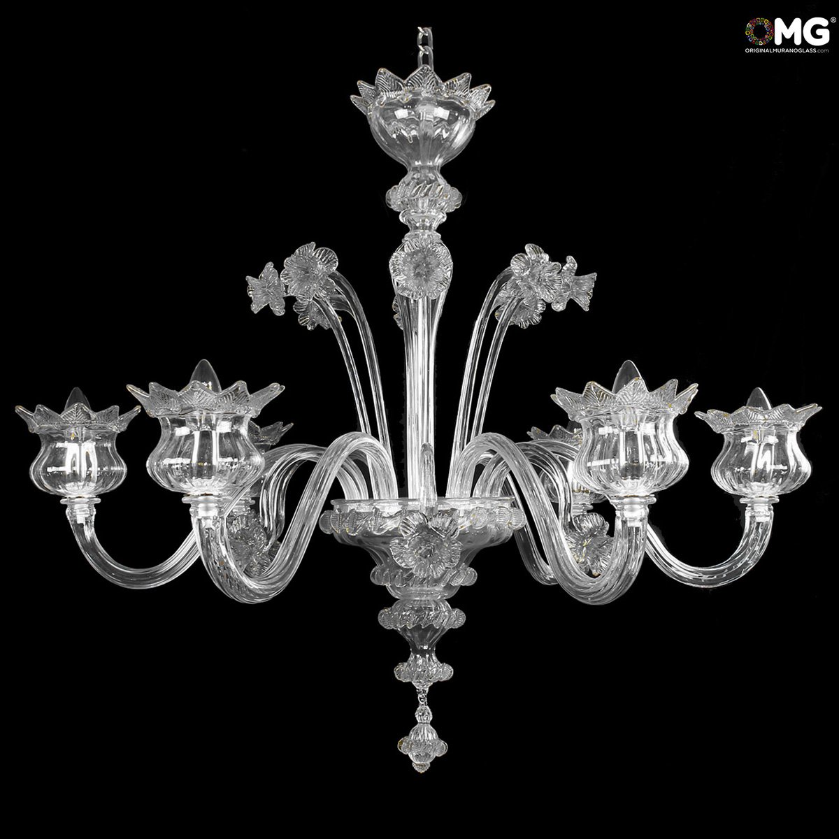 Floral crystal chandelier cheap