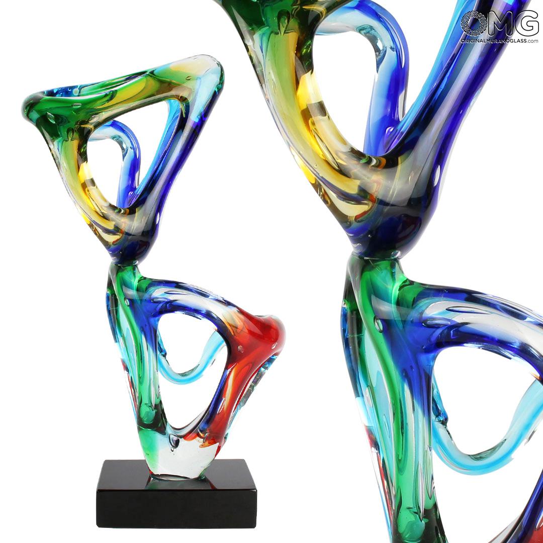Material Abstract Murano Glass Sculpture