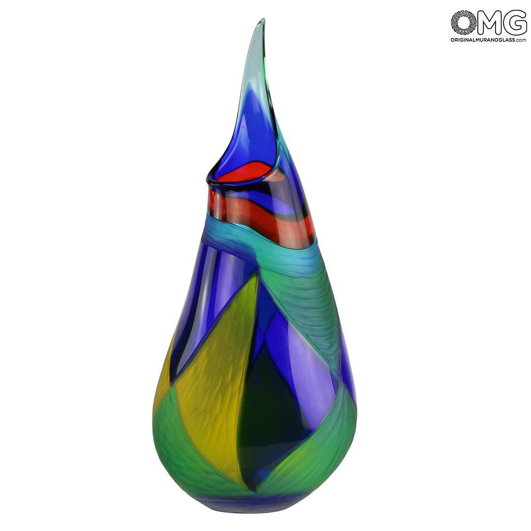 Butterfly Vase Original Murano Glass Omg