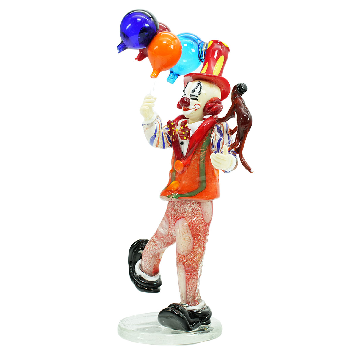 Sculptures & Figurines - Objects of Art glass - Various Collections: Clown  figurine - Big size - Original Murano Glass OMG