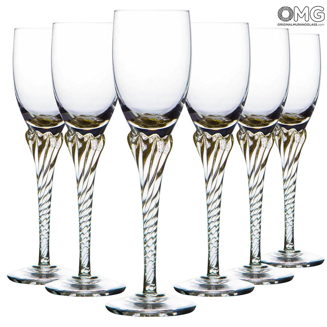 Bicchieri da Vino e Flute Collezione: Bicchieri Cristallo - Flute - Set da 6