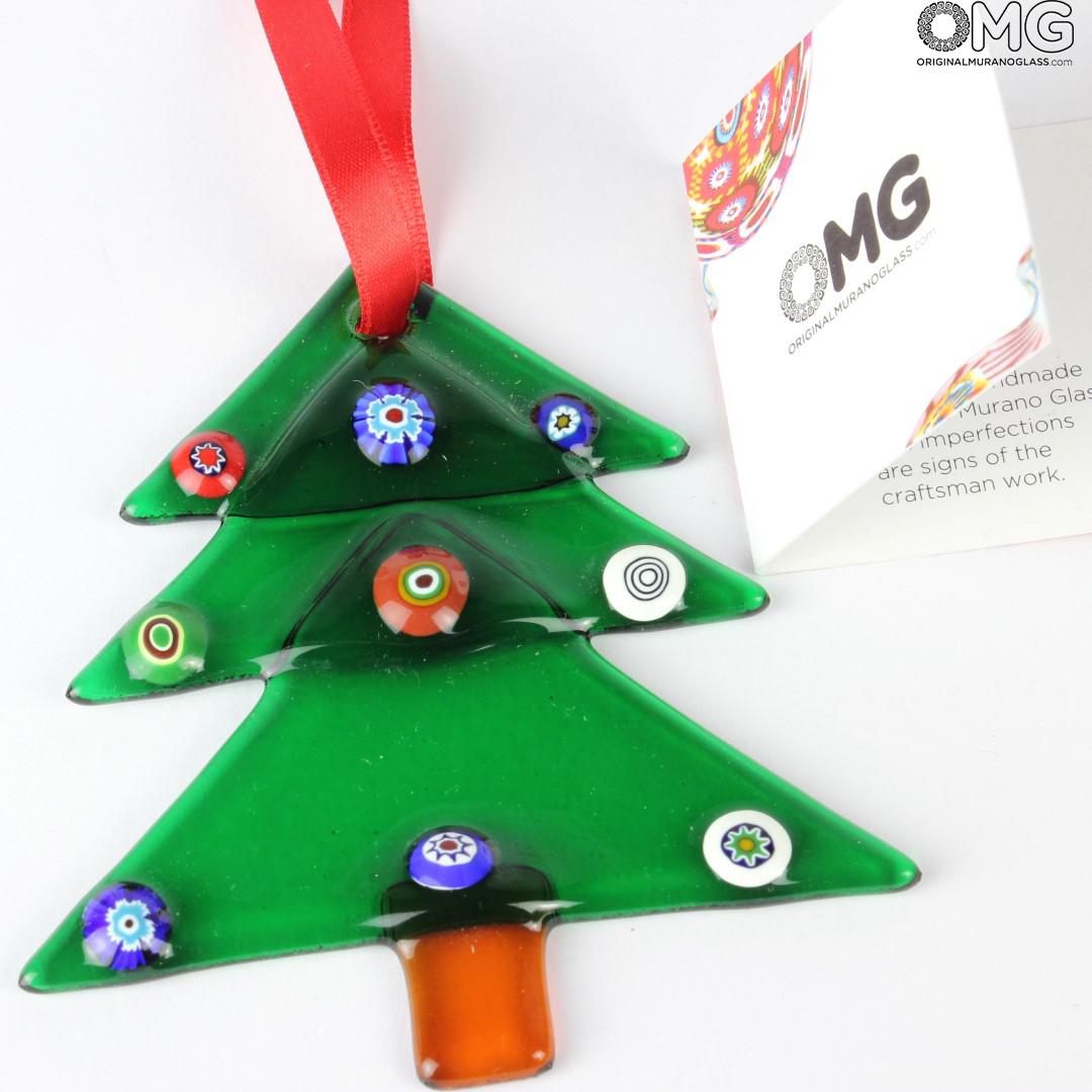To hang as decoration glass objects Christmas Decoration  Millefiori
