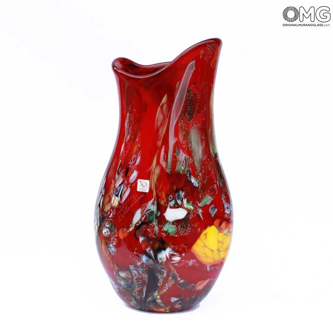 Vase Red - Murano Glass vase
