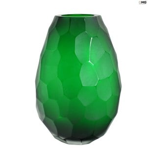 Battuto_vase_green_fidia_original_ Murano_glass_omg