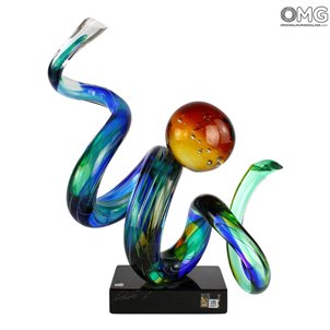 Abstrakte Sache - Zusammenfassung - Murano Glass Skulptur