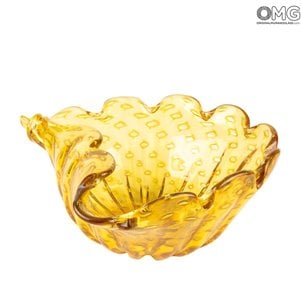 Amber Centerpiece - Baleton - Original Murano Glass OMG