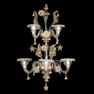 applique_barocco_3+2_gold_castle_original_murano_glass