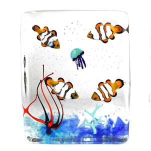 نحت حوض السمك - مع الأسماك الاستوائية - زجاج مورانو الأصلي OMG aquarium_13_don_murano_glass_1