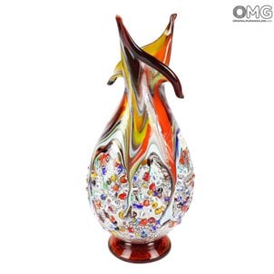 Rapsodia - Yellow Vase Glass Millefiori